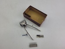 Haarschneidemaschine Friseur Haushalt Metall alt antik 15,5cm #258339