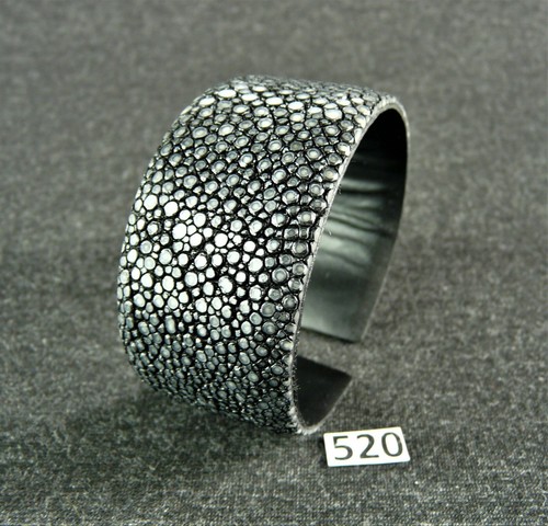 520 rochenleder armreif - armreif, 3