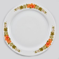 Kuchenteller Eschenbach Teller Blumen Ranken floral Blüten orange rot (19,2cm)