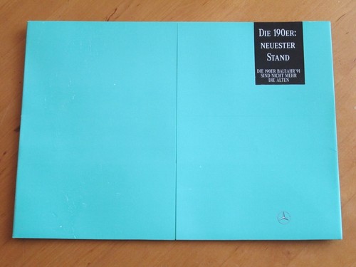 Prospekt mappe mercedes w - ,