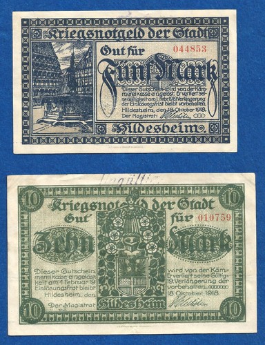198 notgeld stadt - notgeld,