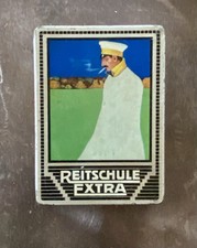 Alte Cigarettendose Zigarettendose, Reitschule Extra Gold, 100er