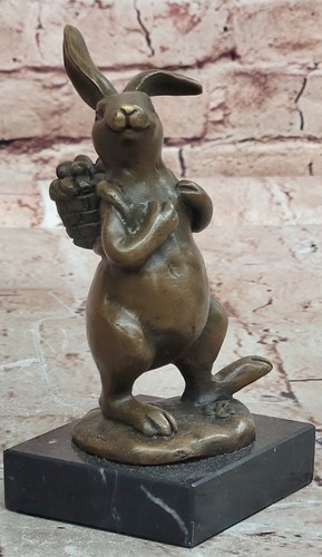 Gusseisen hase gartenstatue - gusseisen,