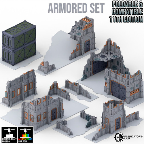 Foldable terrain w40k 11th - foldable,