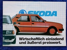 Skoda 105 L LS 120 L 130 GL 130 G Coupe Prospekt