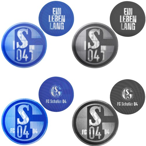 Schalke aufkleber ein - schalke,