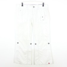 EDC BY ESPRIT Play Cargo Hose Turn Up Weiß Gr. 40 