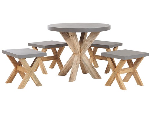 Gartenset tisch rund 4 - gartenset,