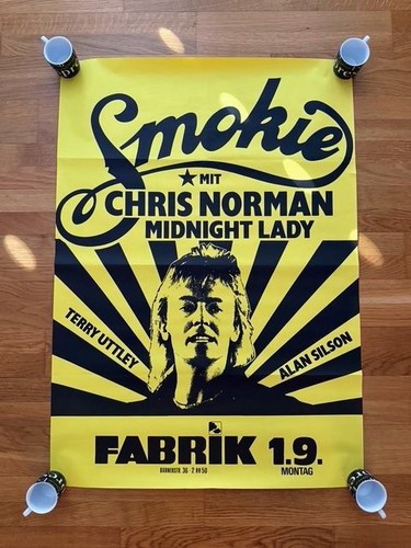 Smokie tour plakat mit - smokie, (mit