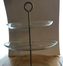 Etagere 3-stöckig – Glas & Metall – Modern & Zeitlos