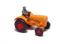 Wiking 386 - Porsche Schlepper mit Fahrer - orangegelb geschlossene Felgen - *