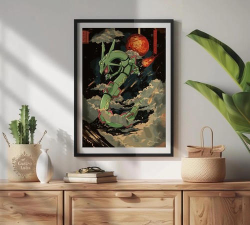 Rayquaza pokémon poster - rayquaza,