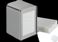 american diner Serviettenspender Edelstahl Glänzend 