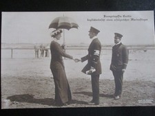 Postkarte Adel Kronprinzessin Cecilie - Weltkrieg - Marineflieger - 1916