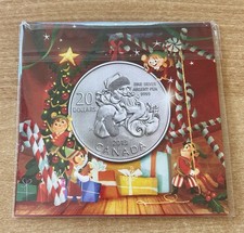 Kanada, Canada 20 Dollars 2013 Silber 1/4 Unze Weihnachtsmann