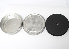 Leere Metall Filmspule  in Metalldose PAILLARD BOLEX H16 Filmkamera N.1137