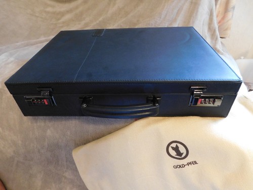 Vintage leder aktenkoffer - vintage, leder-aktenkoffer