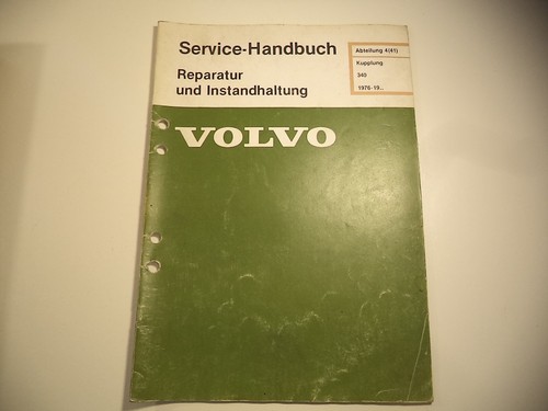 Volvo service handbuch - volvo, service-handbuch