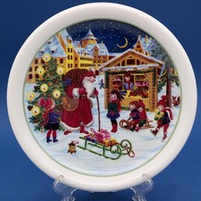 Arzberg Porzellan Weihnachtsteller - Auf dem Weihnachtsmarkt – Teller Ø 26 cm