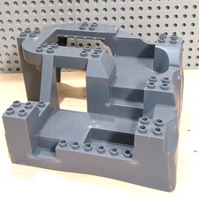 LEGO Duplo 3D Platte 24 x 24 Großer grauer Felsen mit Platte  Landschaft Zoo