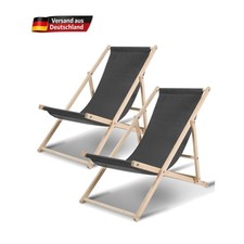 Liegestuhl Holz Klappbar 2er