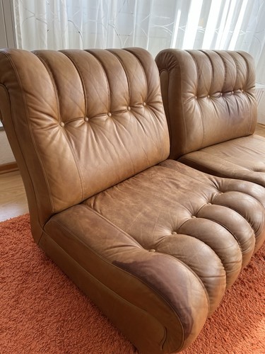 Sofa aus leder braun - sofa,