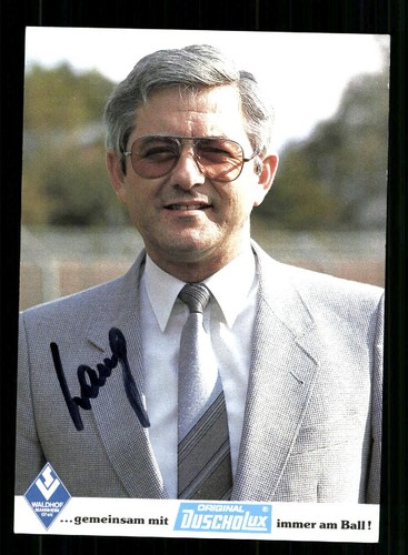 Egon lang autogrammkarte - egon,