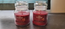 2 VILLAVERDE DUFTKERZE IM GLAS  BRATAPFEL * DUFT * MIT ABNEHMBAREM DECKEL