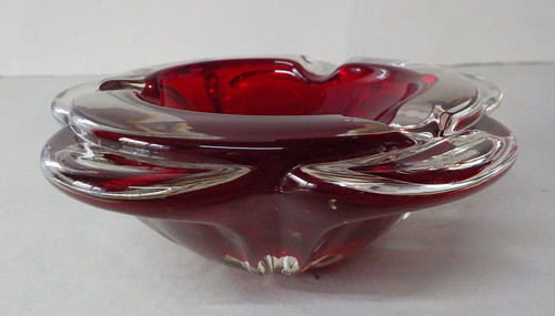 Glas schale oder - glas, aschenbecher