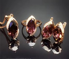 Damen Schmuck Set 585 Rotgold