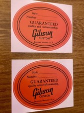 Etikett für Schallloch