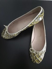 Pretty Ballerinas Lackleder im Reptilprint ocker mehrfarbig Gr. 40