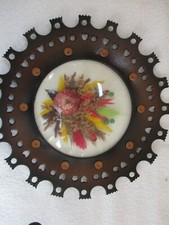 Kunstgewerbe-Lederbild zum