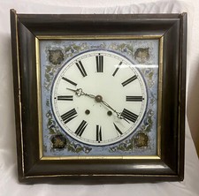 große schwarzwälder Rahmenuhr, Biedermeieruhr, Dachbodenfund