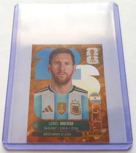 Lionel messi panini gold - panini,