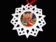 Hutschenreuther - Schmuckstern -- Engel mit Querflöte -- Weihnachten * wie neu*