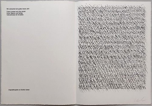 Günther uecker handsigniert - günther,