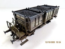 (1BL097) MÄRKLIN Spur 1 Behältertragwagen Btr 10 Kohleladung DB. patiniert, o...