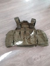 Tasmanian Tiger Chest Rig Kampfweste mit Rückenteil Back Plate Oliv 