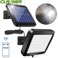 56 LED Solarleuchte Solarlampe mit Bewegungsmelder Außen Sensor Fluter Strahler