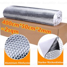 50x400cm Alubutyl Matte Dämmmatte Selbstklebend Anti-Dröhn Fahrzeugdämmung 2mm