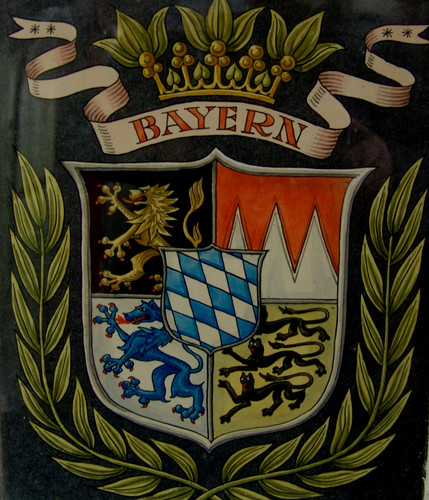 Gemälde antik flagge bayern - flagge,