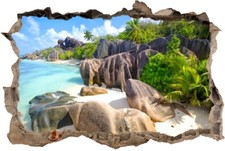 wandtattoo  Palmen Meer Strand