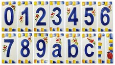 Keramik Zahlen Ziffern