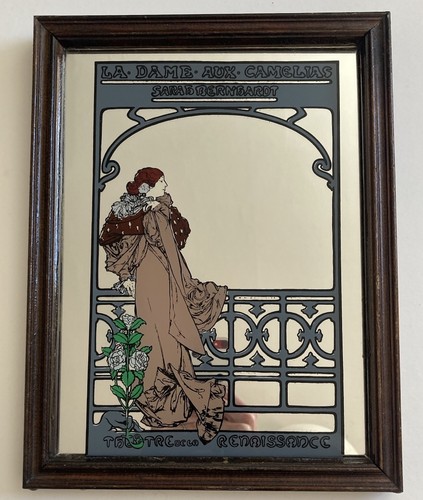 Vintage mucha spiegel sarah - mucha, "sarah
