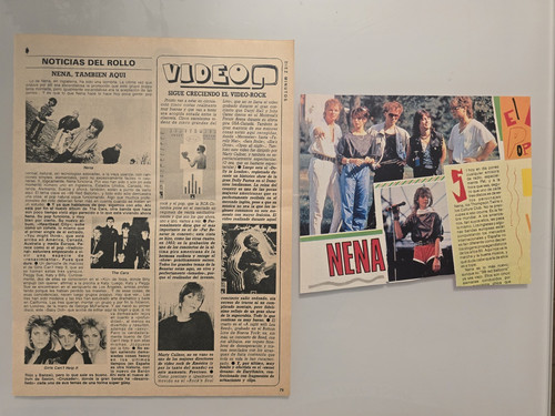 Nena rare clippings from - nena,
