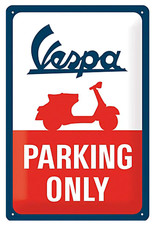 Blechschild ★ VESPA PARKING