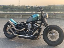 Harley Davidson Panhead Bobber Custombike Umbau Basis Softail