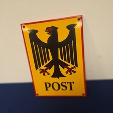 Altes Emalieschild POST