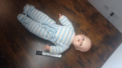 Alte massepuppe baby 40 cm - alte,